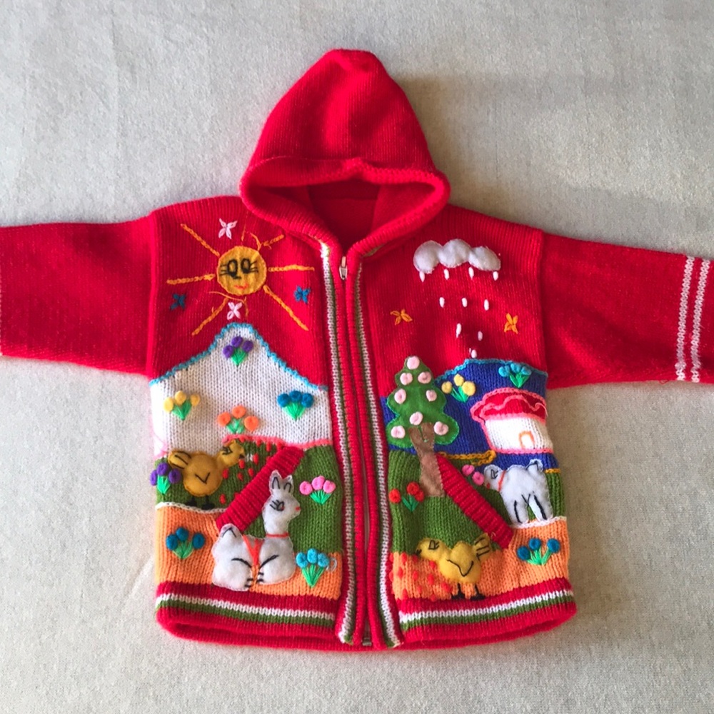 Super cute girls sweater / jacket